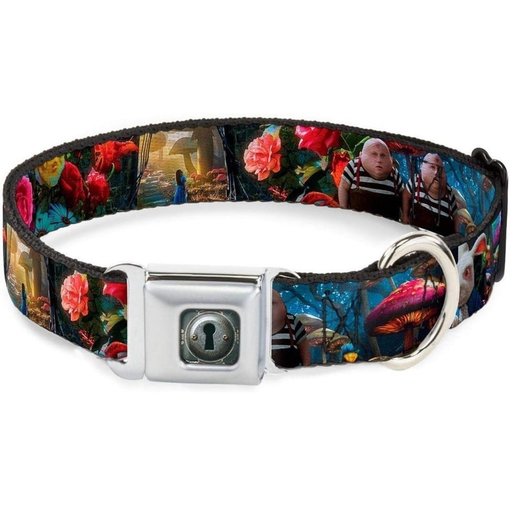 🍄‍🟫HOST PICK x 2🍄‍🟫Buckle-Down Seatbelt Buckle Dog Collar Alice in Wonderland